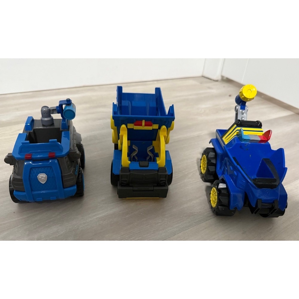 Paw Patrol Chase Police Truck Rubble Construction Truck Set Toy Kids